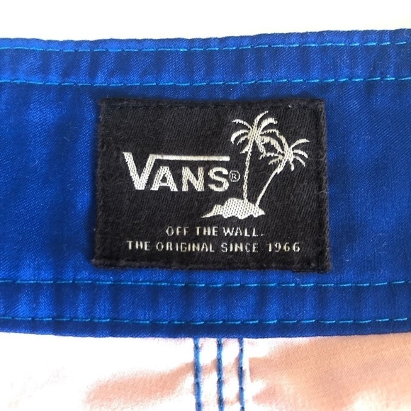 Vans Men's Off The Wall Stretch Ghost Trees Colorblock Board Shorts Size 34 - Picture 9 of 16